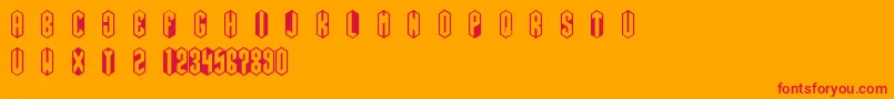 En savoir plus sur la police RombRegular Police RombRegular – polices rouges sur fond orange