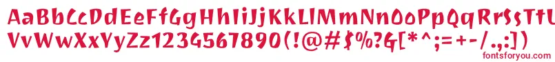 JotioneRegular Font – Red Fonts