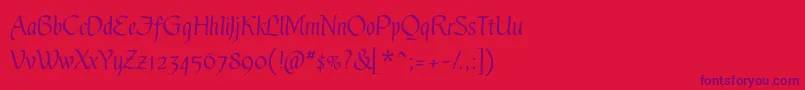 Lisätietoja GothicUltraOt-fontista GothicUltraOt-fontti – violetit fontit punaisella taustalla