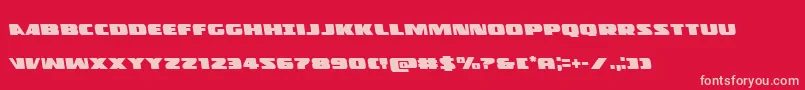 Policecruiserleft Font – Pink Fonts on Red Background