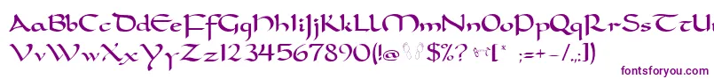 Police CarolingiaBigfootNormal – polices violettes