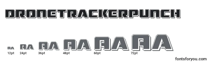 Dronetrackerpunch Font Sizes
