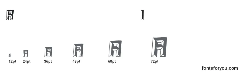ReliefcapsItalic Font Sizes