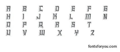 ReliefcapsItalic Font