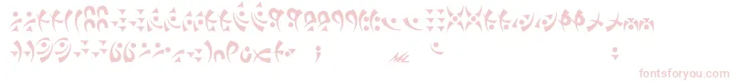 Takcha Font – Pink Fonts on White Background
