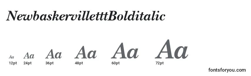 NewbaskervilletttBolditalic Font Sizes