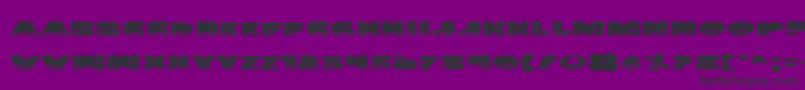 Шрифт Lande – чёрные шрифты на фиолетовом фоне