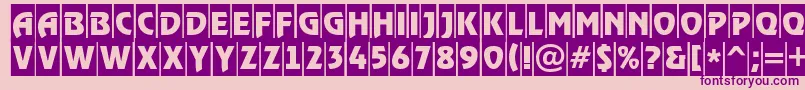 ARewindertitulcm Font – Purple Fonts on Pink Background