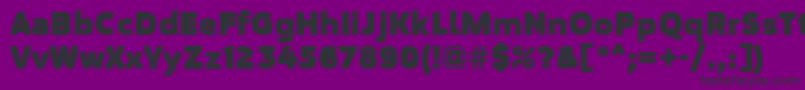 MovaviGrotesqueBlack Font – Black Fonts on Purple Background