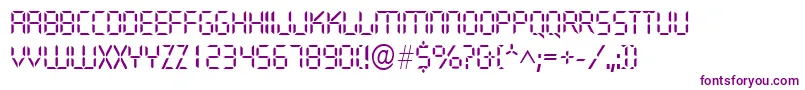 QuartzlRegular Font – Purple Fonts on White Background