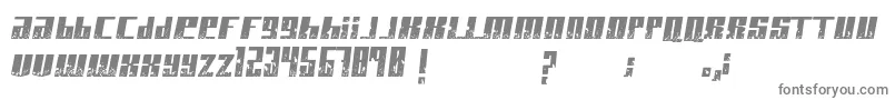 フォントPaintItBlack – 白い背景に灰色の文字