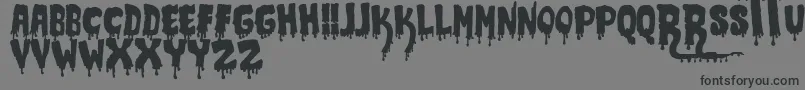 JmhCrypt Font – Black Fonts on Gray Background