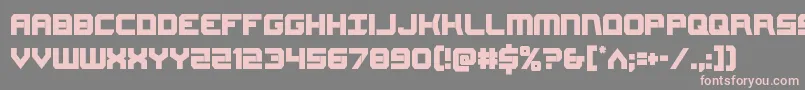 Gearheadcond Font – Pink Fonts on Gray Background