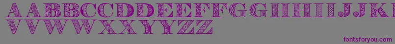 Digizenpersonaluse Font – Purple Fonts on Gray Background