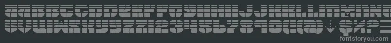 fuente SpaceCruiserGradient – Fuentes Grises Sobre Fondo Negro