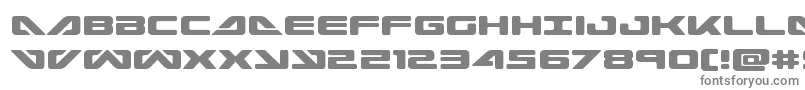 フォントSeadog2015 – 白い背景に灰色の文字