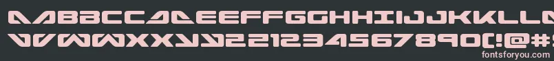 Seadog2015 Font – Pink Fonts on Black Background