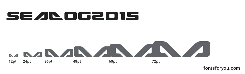 Размеры шрифта Seadog2015
