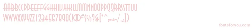 Annactt Font – Pink Fonts on White Background