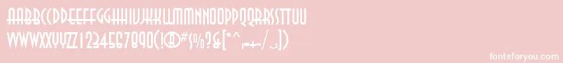 Annactt Font – White Fonts on Pink Background