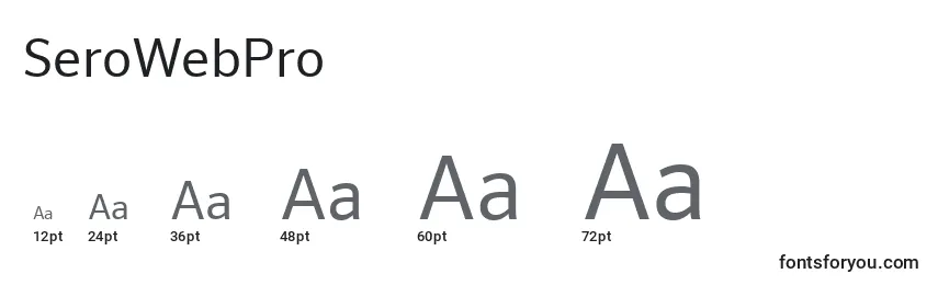 SeroWebPro Font Sizes