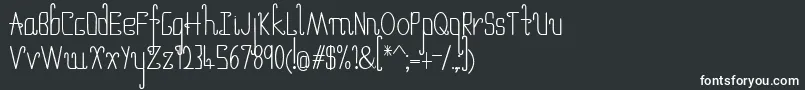 UmbrellaSemibold Font – White Fonts