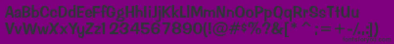 Inadonssk Font – Black Fonts on Purple Background