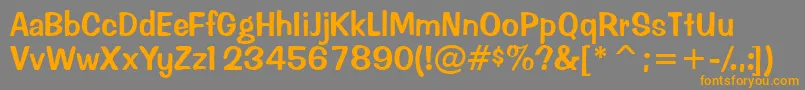 More about Inadonssk Font Inadonssk Font – Orange Fonts on Gray Background
