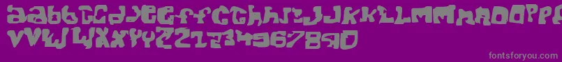 Jopeフォントについての詳細 フォントJope – 紫の背景に灰色の文字