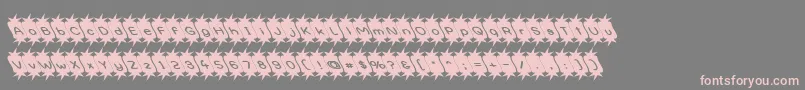 Optipess Font – Pink Fonts on Gray Background