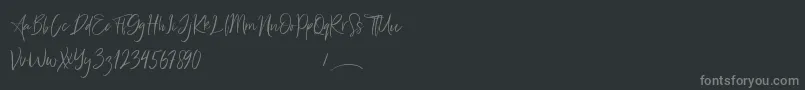 Lisätietoja Freaks-fontista Freaks-fontti – harmaat kirjasimet mustalla taustalla