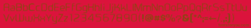 En savoir plus sur la police Eadesignerregular Police Eadesignerregular – polices brunes sur fond rouge