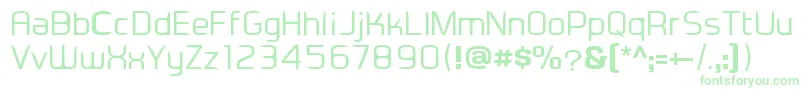 Eadesignerregular Font – Green Fonts on White Background