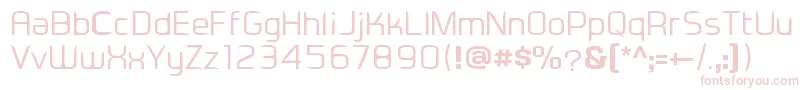 Eadesignerregular Font – Pink Fonts on White Background