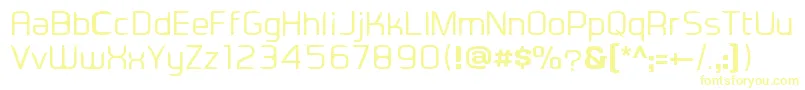 Eadesignerregular-fontti – keltaiset fontit