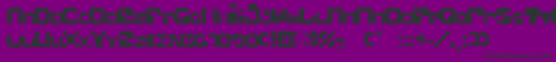 Blackmary Font – Black Fonts on Purple Background