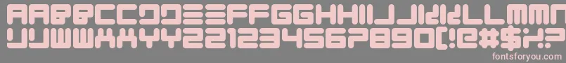 Quickfyr Font – Pink Fonts on Gray Background