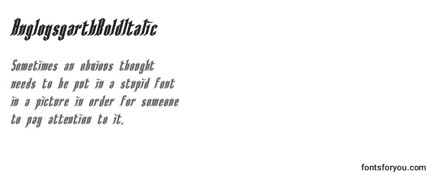 AngloysgarthBoldItalic-fontti