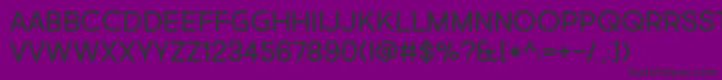 MarketFreshAllCaps Font – Black Fonts on Purple Background