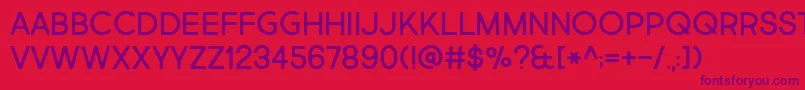 En savoir plus sur la police MarketFreshAllCaps Police MarketFreshAllCaps – polices violettes sur fond rouge