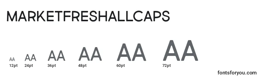 MarketFreshAllCaps Font Sizes