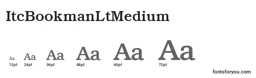 ItcBookmanLtMedium Font Sizes
