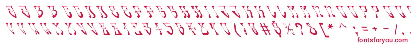 Шрифт Oldskool – красные шрифты