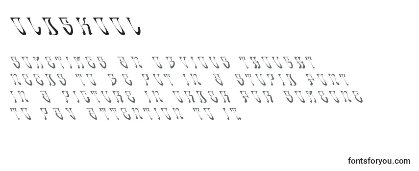 Schriftart Oldskool (104682)