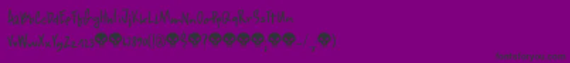 More about FearsomeDemo Font FearsomeDemo Font – Black Fonts on Purple Background