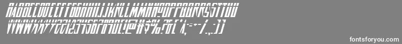 Timberwolflasital2 Font – White Fonts on Gray Background