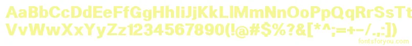 HeltarExtrabold Font – Yellow Fonts