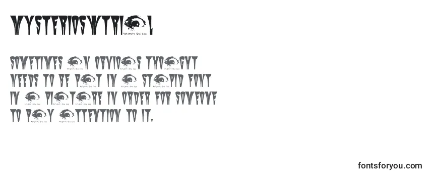 MysterioSwtrial Font