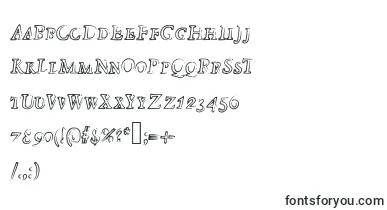 Died font – eroded Fonts
