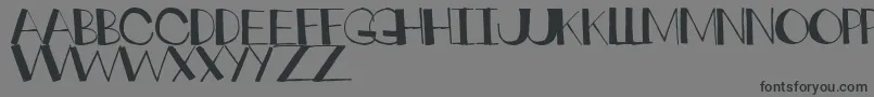 Crankdeal Font – Black Fonts on Gray Background